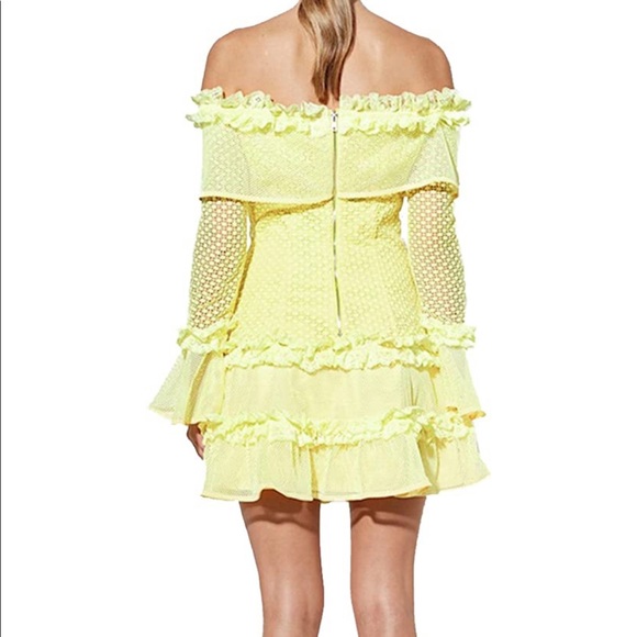 Yellow off shoulder dress - Picture 6 of 11